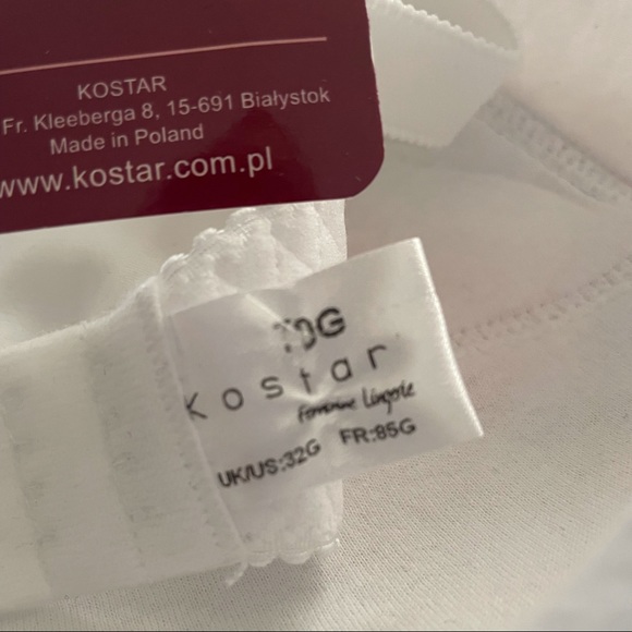 Kostar White Floral Bra - Picture 4 of 4